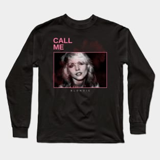 Call me - vintage minimalism Long Sleeve T-Shirt